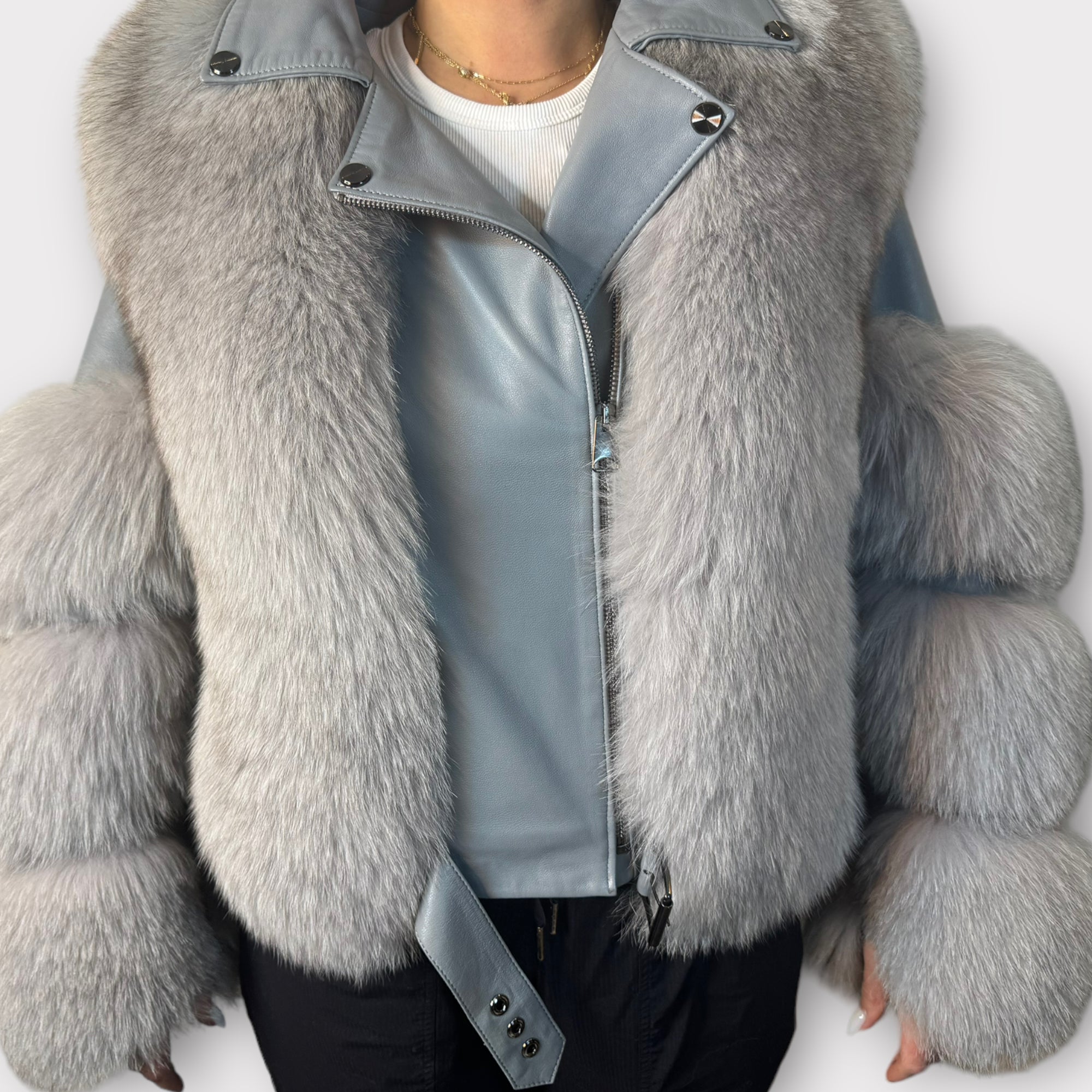 BLUE FOX BIKER JACKET