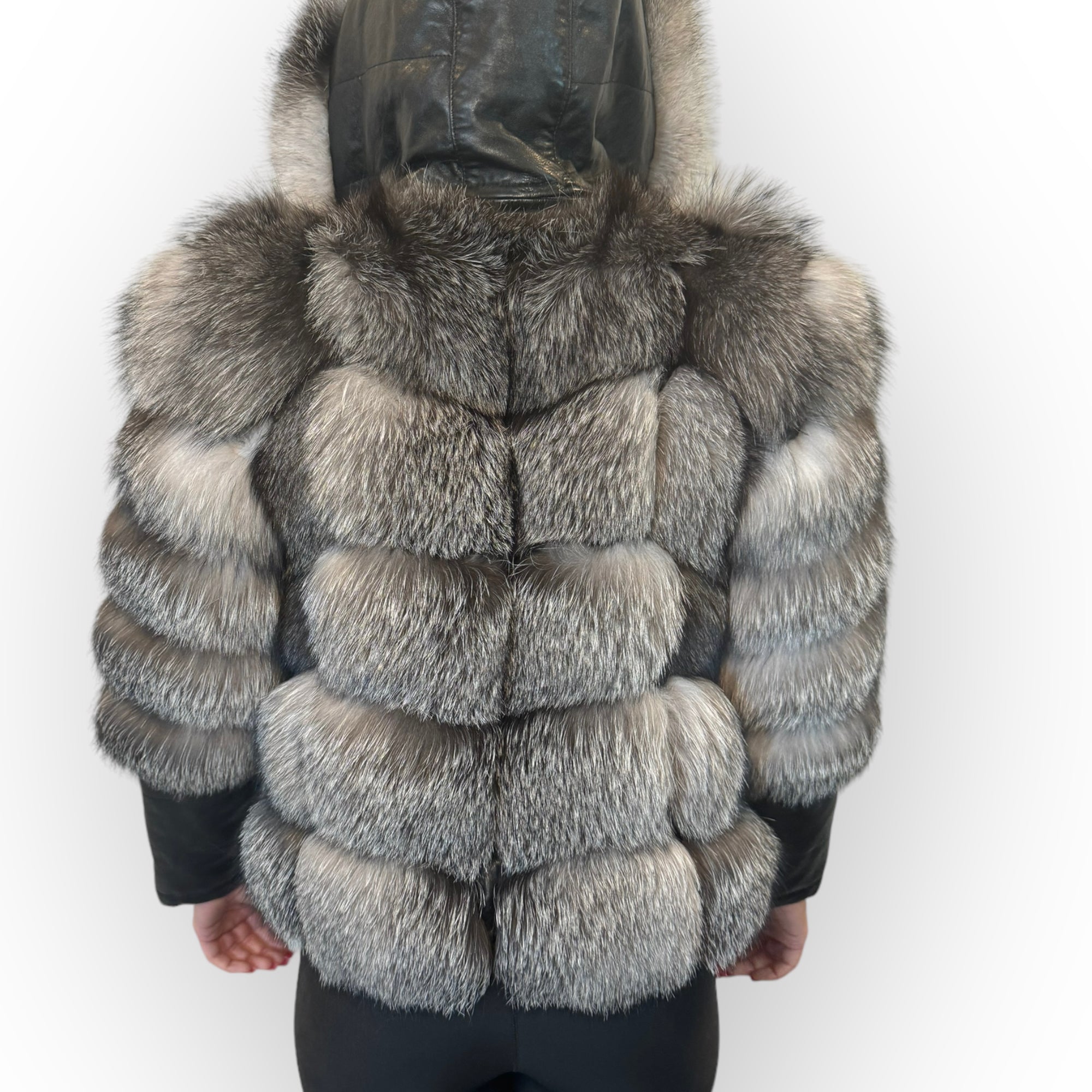 ジャケット・アウター archive raccoon fur leather jacket Fur Hoodie Leather Gather Jacket – ARCANA ARCHIVE