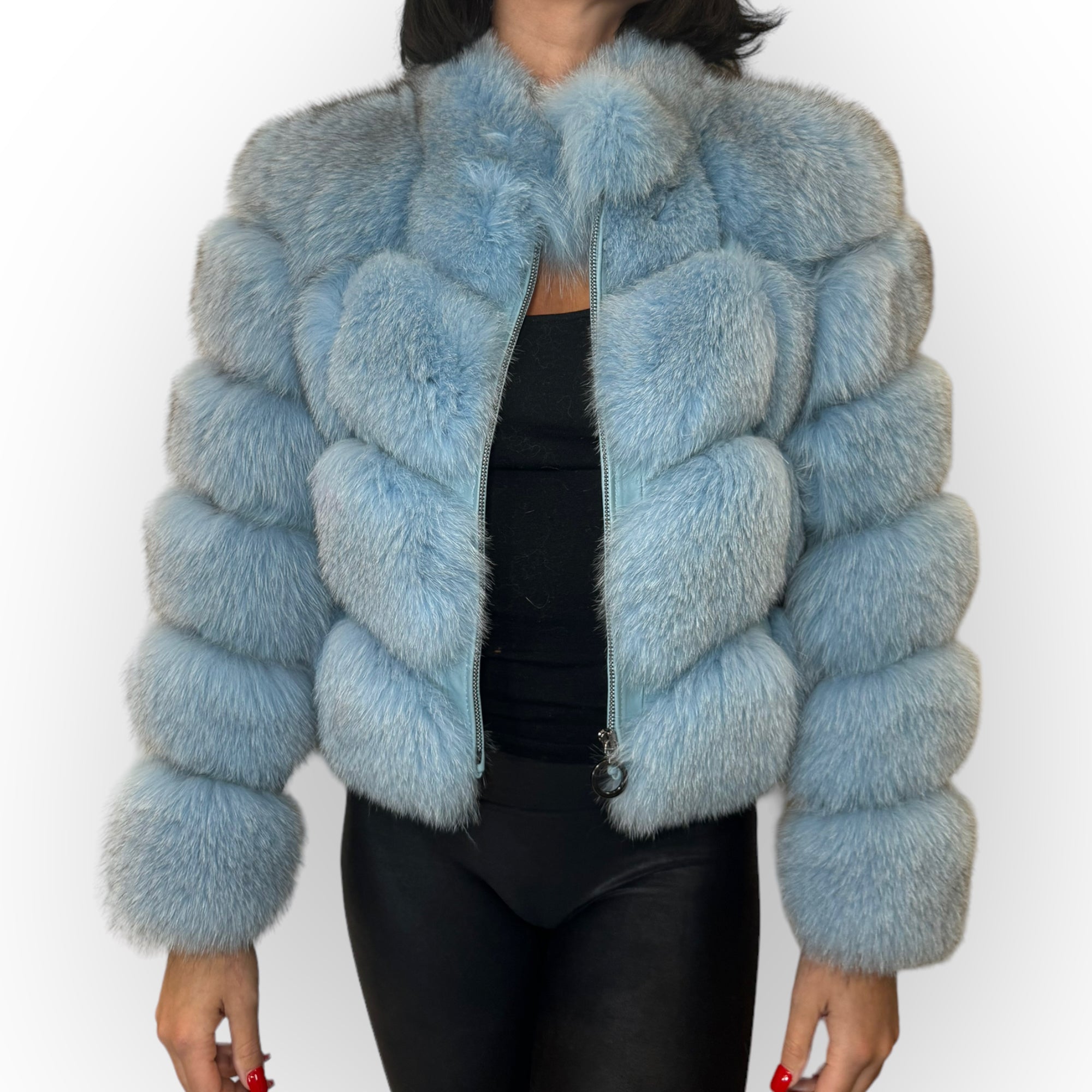 ICY BLUE FOX JACKET